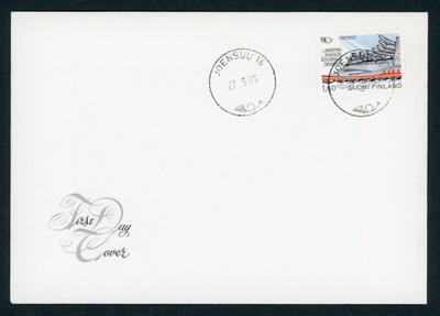 FDC 1986 Pohjola 1,60 mk Joensuu-leima