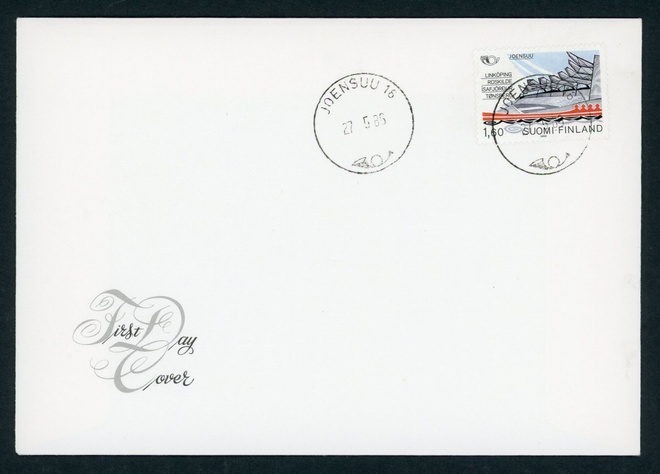 FDC 1986 Pohjola 1,60 mk Joensuu-leima