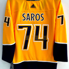 NHL Predators JUUSE SAROS #74 Team Color AUTHENTIC Paita - pikkukuva 1