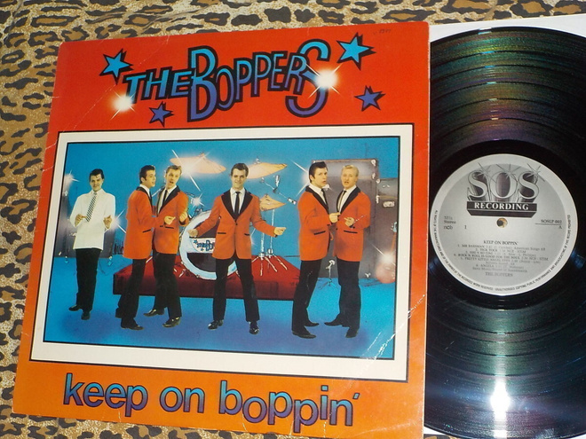 The BOPPERS - Keep On Boppin' - LP 1979 rockabilly EX-