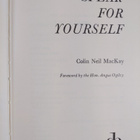 Colin Neil MacKay : Speak for Yourself - pikkukuva 3