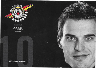 HC Luleå TeamIssue #10 Pekka Saravo Tappara