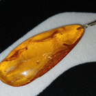 Iso Vintage meripihka baltic Amber riipus kaulakoru - pikkukuva 1