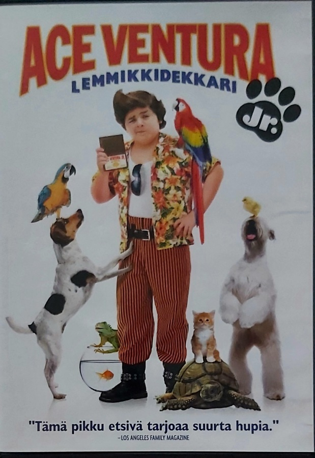 ACE VENTURA JR. LEMMIKKIDEKKARI DVD