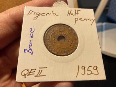 Federation of Nigeria 1959 one penny QEII