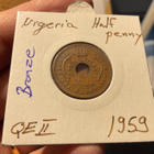 Federation of Nigeria 1959 one penny QEII - pikkukuva 1