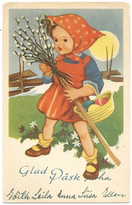 Olavi Vikainen Pääsiäiskortti (1950)
