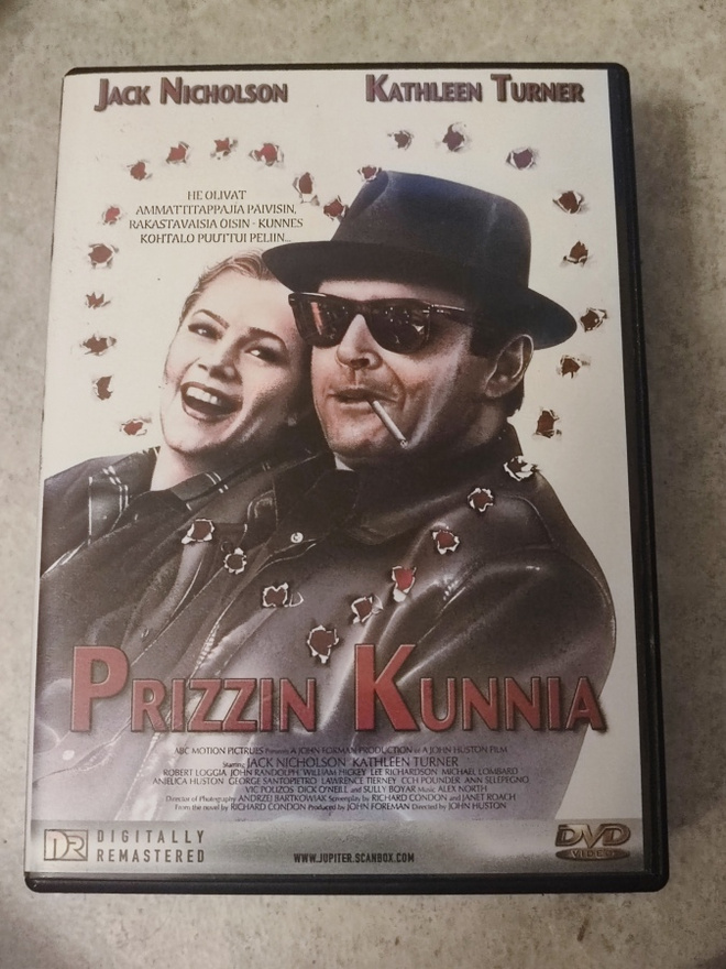 Prizzin kunnia Jack Nicholson Kathleen Turner SUOMIKANNET
