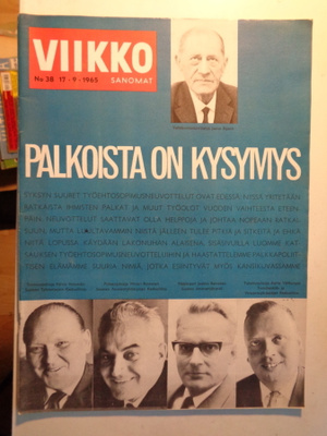 Viikkosanomat Nro 38/1965 (25.10)