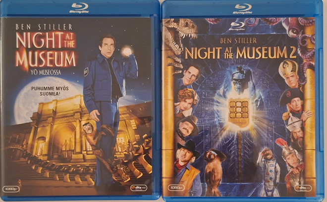 YÖ MUSEOSSA / NIGHT AT THE MUSEUM 1 & 2 BLU-RAY