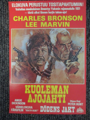 Kuoleman ajojahti - Charles Bronson - vanha elokuvajuliste