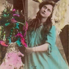 ENKELI / Enkeli soittaa joulun kelloja, ihana nukke. 1900-l. - pikkukuva 1