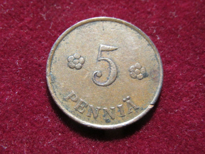 5 penniä 1929