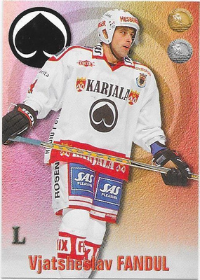 1998-99 CardSet #260 Vjatselav Fandul Ässät