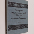 V. Kommerell : Allgemeine Theorie der Raumkurven und Fläc... - pikkukuva 1