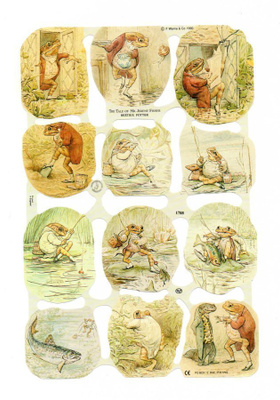 KIILTOKUVA-ARKKI °°Beatrix Potter°° / MLP