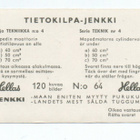 Purkkakuva TIETOKILPA-JENKKI n:o 64 Tekniikka - pikkukuva 2