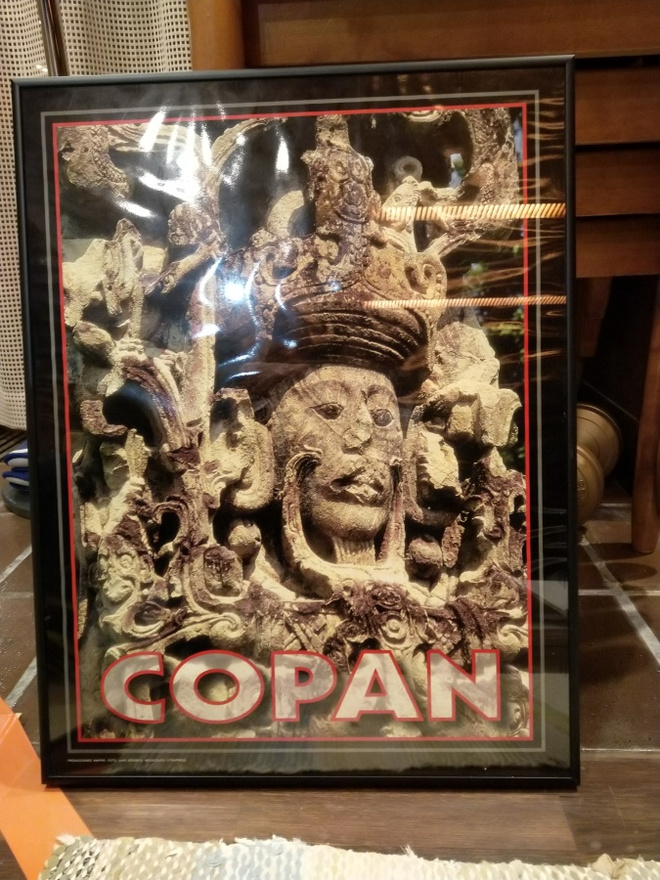 Juliste kehyksissä COPAN Honduras / Laadukas musta kehys