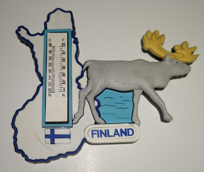 PORO JA SUOMI JÄÄKAAPPI MAGNEETTI