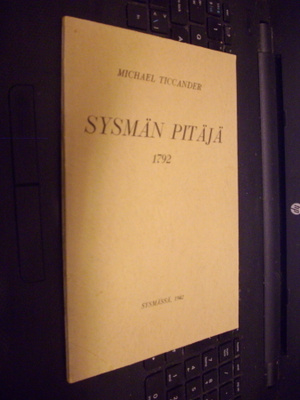 Ticcander : Sysmän pitäjä 1792 ( v. 1942 painos ) SIS POSTIK