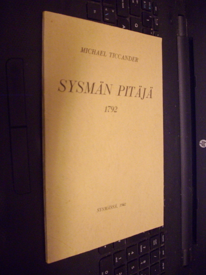 Ticcander : Sysmän pitäjä 1792 ( v. 1942 painos ) SIS POSTIK