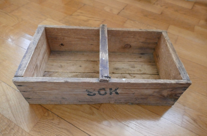 SOK - Vanha puinen laatikko 41 x 21 x 11