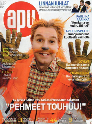 Apu n:o 50 2014 Linnan juhlat. Salme Pasi. Leo. Pauliina Aar