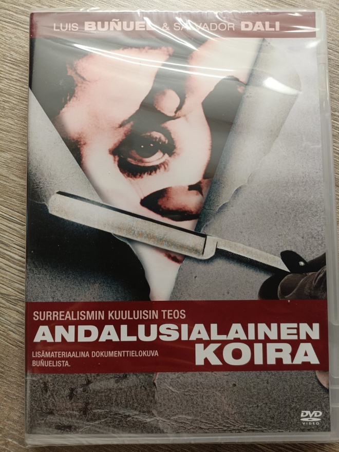 ++ Luis Bunuel:  ANDALUSIALAINEN KOIRA ++  (Suomipainos!)