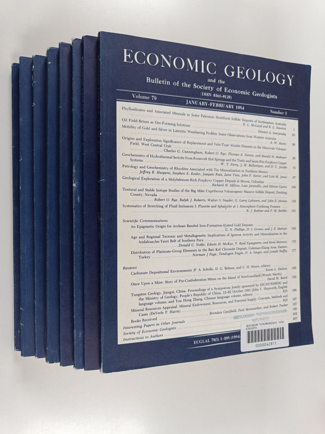 Brian J Skinner : Economic geology and the bulletin of th...