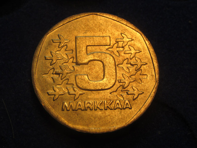 5 markkaa 1977