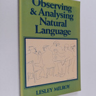 Lesley Milroy : Observing and analysing natural language ... - pikkukuva 1