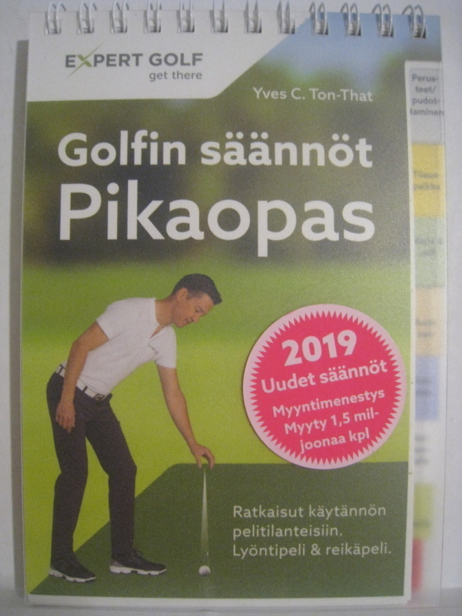  Golfin säännöt Pikaopas kierrevihko muovikansi