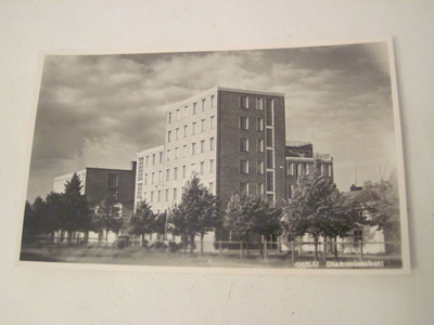 VANHA Postikortti Oulu 1950-l Alkup.Mallikappale