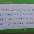 Ford Escort 1.1-1.3 Fiesta 0.95-1.3 Orion 1.3 Bensapumppu 1x - pikkukuva 1