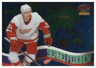SERGEI FEDOROV Red Wings 00-01 Pacific Euro-Stars #4