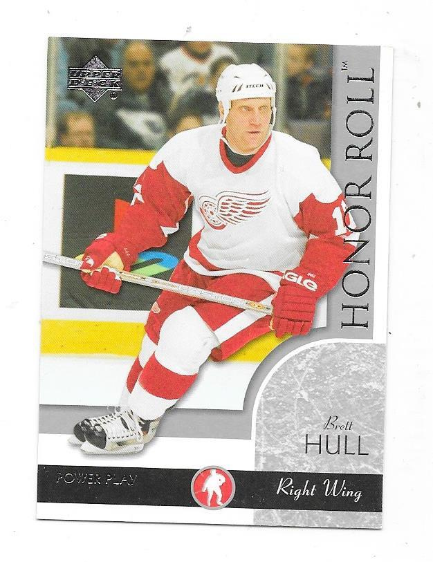 2002-03 UD Honor Roll #27 Brett Hull  Detroit Red Wings