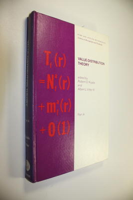 Robert O. ym. Kujala : Value-Distribution theory : Part A