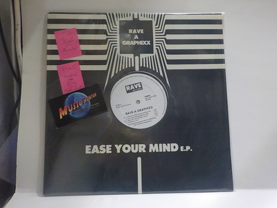 RAVE A GRAPHIXX - EASE YOUR MIND M-/M- 1. PAINOS EP