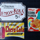 lemon-Kola Chero-Cola Corn Flakes peltikyltit - pikkukuva 1