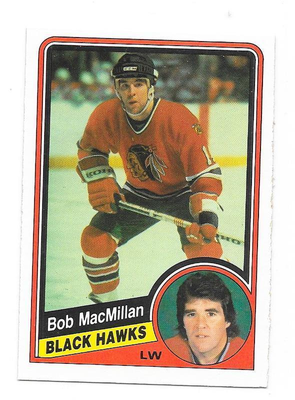 1984-85 OPC #40 Bob MacMillan Chicago Blackhawks