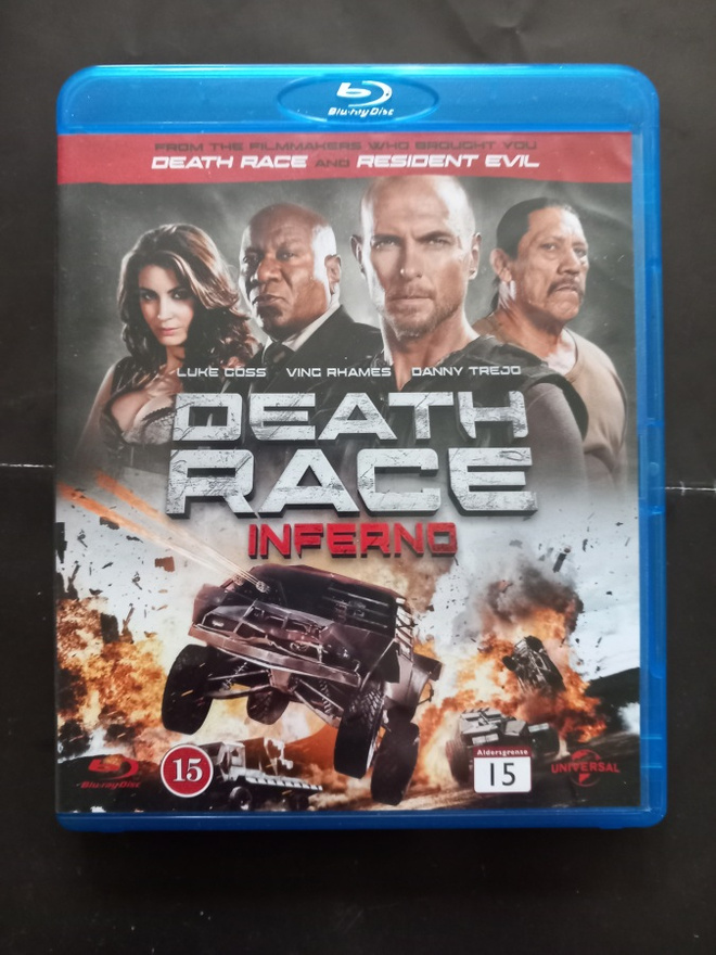 Death race Inferno Nordic Blu-ray