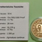 Italia Fauna and Art 16,1 g (900) kultaa, pieni lyöntimäärä. - pikkukuva 2