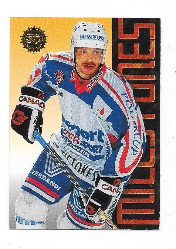 1995-96 SISU Milestones #181 Juha Järvenpää , HPK