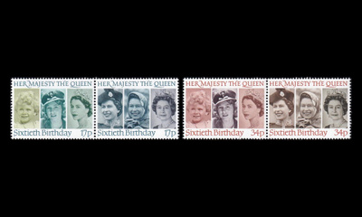 Iso-Britannia 1064-7p1 ** Kuningatar Elisabeth II 60v (1986)