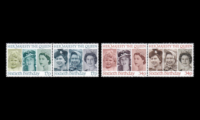 Iso-Britannia 1064-7p1 ** Kuningatar Elisabeth II 60v (1986)