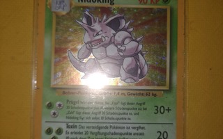 Nidoking 11/102 Base set 1 (BS1) Holographic Rare card