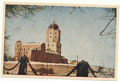 VIIPURI, LINNA -vanha kortti