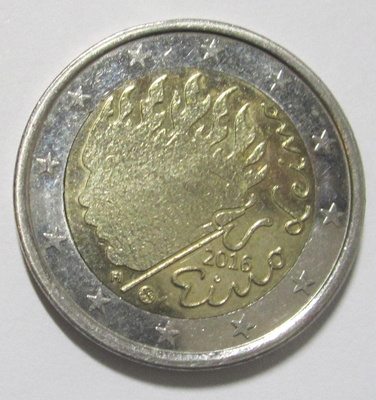 Suomi 2 € 2016 - Eino Leino (CIRC)