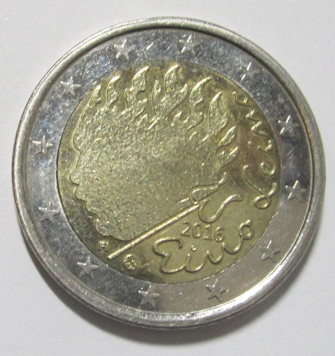 Suomi 2 € 2016 - Eino Leino (CIRC)