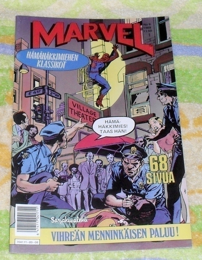 MARVEL 8 / 1989 - Hämähäkkimiehen Klassikot
